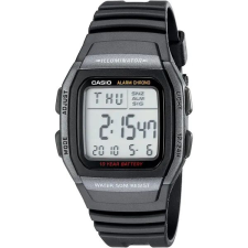 Casio W-96H-1B férfi digitális karóra, WR50, LED háttérvilágítás, stopper karóra