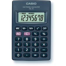 Casio Zsebszámológép, 8 számjegy, CASIO "HL-4T" számológép