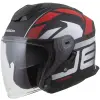 CASSIDA Jet Tech 2.0 RoTo 2025, matt fekete/ piros/ fehér, 2XL