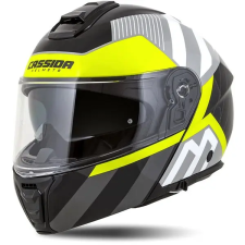 CASSIDA Modulo 2.1 Profile 2024, fehér/fekete/sárga fluo/szürke, méret 2XL bukósisak