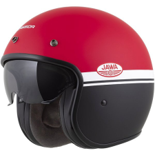 CASSIDA Oxygen 20 Jawa OHC 2025 Sisak, matt piros/ fekete/ fehér, S méret bukósisak