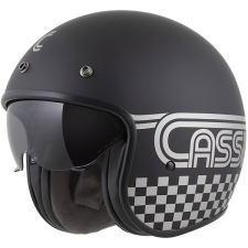 CASSIDA Oxygen 20 Rondo 2025 Sisak, matt fekete/ ezüstszín, XL méret bukósisak