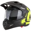 CASSIDA Tour 2.0 Crew sisak, 2026, matt fekete/fluo sárga, plexi Pinlock előkészítéssel, XS