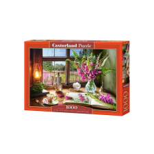 Castorland 1000 db-os puzzle - Csendélet lila virágokkal (C-104345) puzzle, kirakós