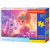 Castorland 100 Db-Os Puzzle - Hercegnő Egyszarvúval (B-111299) (5904438111299)