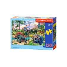 Castorland 120 db-os puzzle - Dinoszauruszok és vulkánok (B-13234) puzzle, kirakós