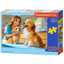 Castorland 120 Db-Os Puzzle - Kutyák Az Állatorvosnál (B-13616) (5904438013616) puzzle, kirakós