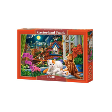 Castorland 1500 db-os puzzle - Cicák a tetőn (C-152056) puzzle, kirakós