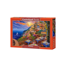 Castorland 1500 db-os puzzle - Romantikus naplemente Positanoban (C-152209) puzzle, kirakós