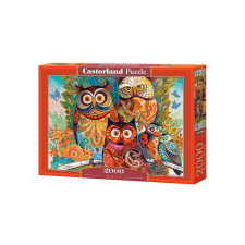 Castorland 2000 db-os puzzle - Baglyok (C-200535) puzzle, kirakós