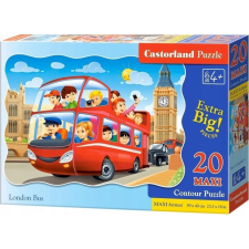 Castorland 20 Db-Os Maxi Puzzle - London Busz (C-02443) (632315) puzzle, kirakós
