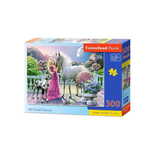 Castorland 300 db-os puzzle - Barátom az unikornis (B-030088) puzzle, kirakós