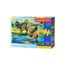 Castorland 70 db-os puzzle - Tirannoszaurusz vs. Triceratopsz (B-070084) puzzle, kirakós