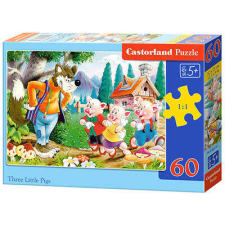 Castorland A három kismalac 60 db-os puzzle - Castorland puzzle, kirakós