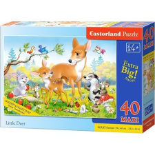 Castorland B-040384 40 db Maxi Puzzle - Őzike és Barátai (499168) puzzle, kirakós