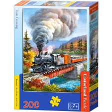 Castorland B-222070 kirakós játék 200 db Vonat (342929) puzzle, kirakós