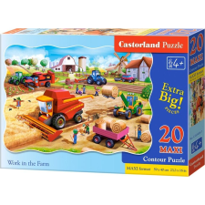 Castorland C-02436 20 db Maxi Puzzle - Munka A Farmon (342923) puzzle, kirakós
