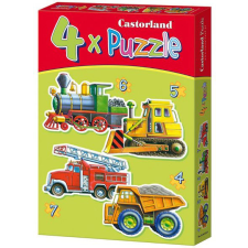 Castorland CASTOR 47 EL. Járművek x 4 - 04256 puzzle, kirakós