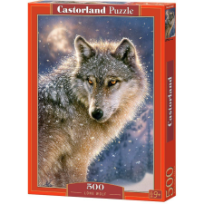 Castorland Lone wolf 500 pcs Kirakós játék 500 db Állatvilág (GXP-570592) puzzle, kirakós