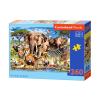 Castorland Puzzle 260 db. Szavanna állatok