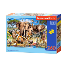 Castorland Puzzle 260 db. Szavanna állatok puzzle, kirakós