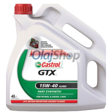 Castrol GTX 15W-40 (4 L) Motorolaj motorolaj