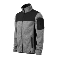 Casual softshell kabát férfi knit light gray M férfi kabát, dzseki