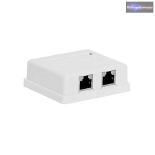  CAT6E UTP fali aljzat, dupla kábel és adapter