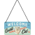 CAT Welcome Cat - Fémtábla