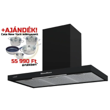 Cata - Páraelszívó Sygma 9010 BK + CATA - Edényszett NEW YORK páraelszívó
