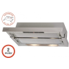 Cata TF-5250 X/L Beépíthető teleszkópos páraelszívó | 600m3/óra | 50 cm | Inox