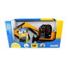  Caterpillar mini exkavátor munkás figurával 02466