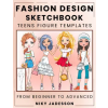 Cathrinemell Publishing Fashion Design Sketchbook Teens Figure Templates (Kniha)