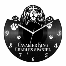 Cavalier King Charles spániel bakelit óra falióra