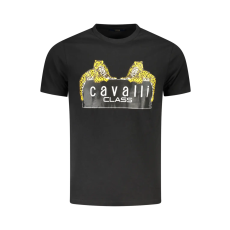 Cavalli Class CAVALLI OSZTÁLY RÖVID UJJÚ PÓLÓ FÉRFI FEKETE
