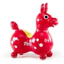  Cavallo Rody Lovacska piros - gyermek premium ugráló állat piros színben sportjáték