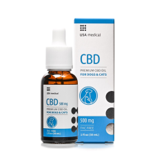  CBD olaj kutyáknak 500 mg CBD / 30 ml vitamin, táplálékkiegészítő kutyáknak