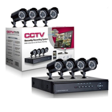  CCTV kamerarendszer - 4 kamerás megfigyelő rendszer megfigyelő kamera