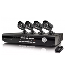  CCTV kamerarendszer - 4 kamerás megfigyelő rendszer megfigyelő kamera