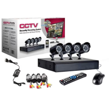  CCTV kamerarendszer - 8 kamerás megfigyelőrendszer megfigyelő kamera