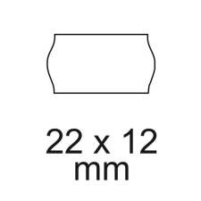 CDC UK Ltd. 22x12 Árazószalag FEHÉR árazógép