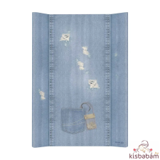 Ceba Baby Ceba pelenkázó lap puha 2 oldalú 50x70cm Denim style shabby kék pelenkázó matrac