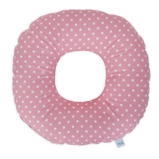 Ceba Baby Ceba szülés utáni ülőpárna - Fánk pöttyös fehér-málna kismama párna