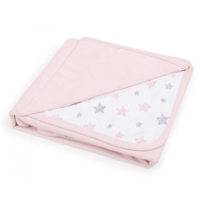 CEBA Baby pamut babapléd 90X100 cm - Candy pink + Pink Stars babaágynemű, babapléd