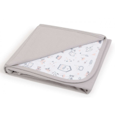 Ceba Baby pamut babapléd 90X100 cm - Light grey + Bird World babaágynemű, babapléd