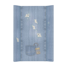 Ceba pelenkázó lap puha 2 oldalú 50x70cm Denim style shabby kék pelenkázó matrac