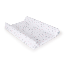  Ceba pelenkázólap huzat pamut (50x70-80) 2db/csomag sötétszürke pink csillagos babaágynemű, babapléd