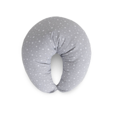 CEBA Szoptatós párna Huggy (150x60x37) Basic Grey Stars kismama párna