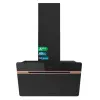 Cecotec Okos díszítő páraelszívó, Cecotec, Bolero Flux DT, 60 cm, A+++ energiaosztály, 717,2 m³/h, matt fekete