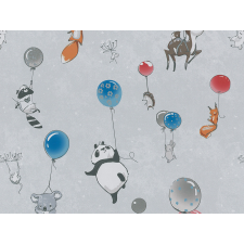  Celebration/150 - 906 szürke nyomott dimout tapéta, díszléc és más dekoráció